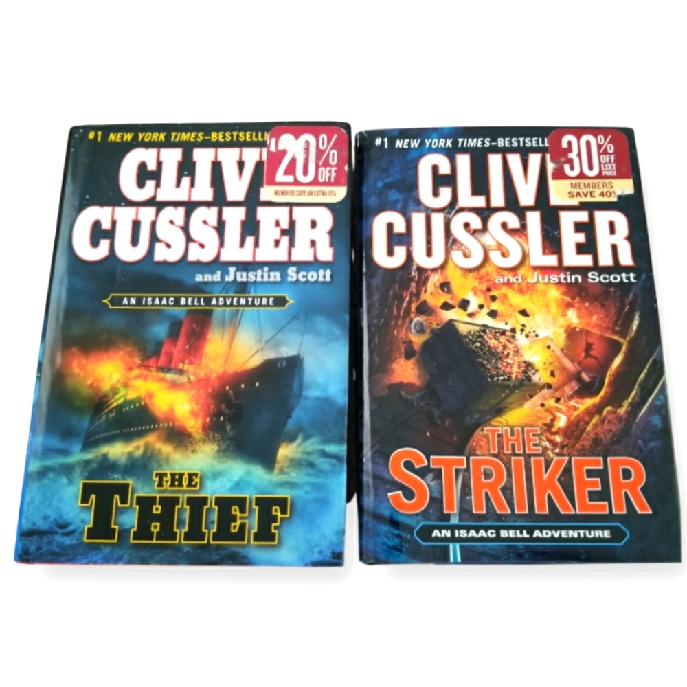 Clive Cussler & Justin Scott Hardcover 1st Print/1st Edition Hardcover Books